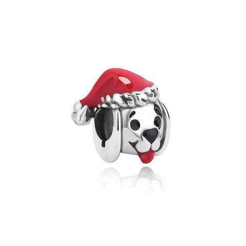 Santa Paws Enamel Bella & Beau Bead